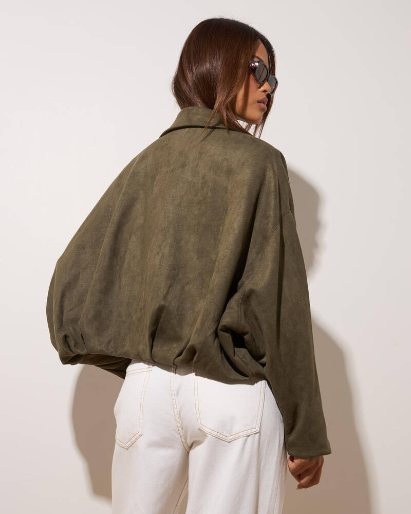 Ava And Ever London Faux Suede Jacket for Womens