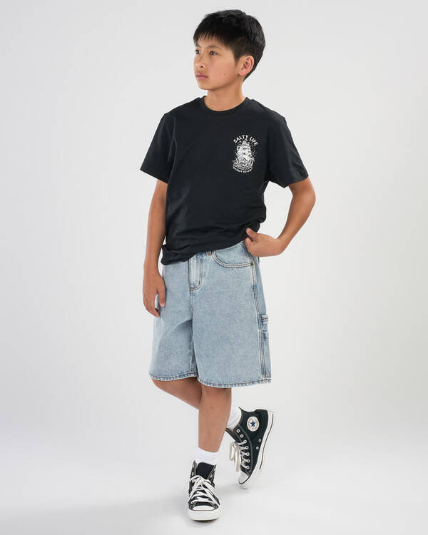 Billabong Boys' Bad Dog Denim Shorts for Mens