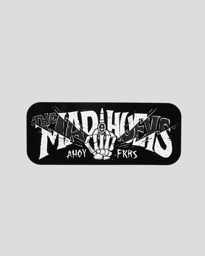 The Mad Hueys Bones Ahoy Sticker for Mens