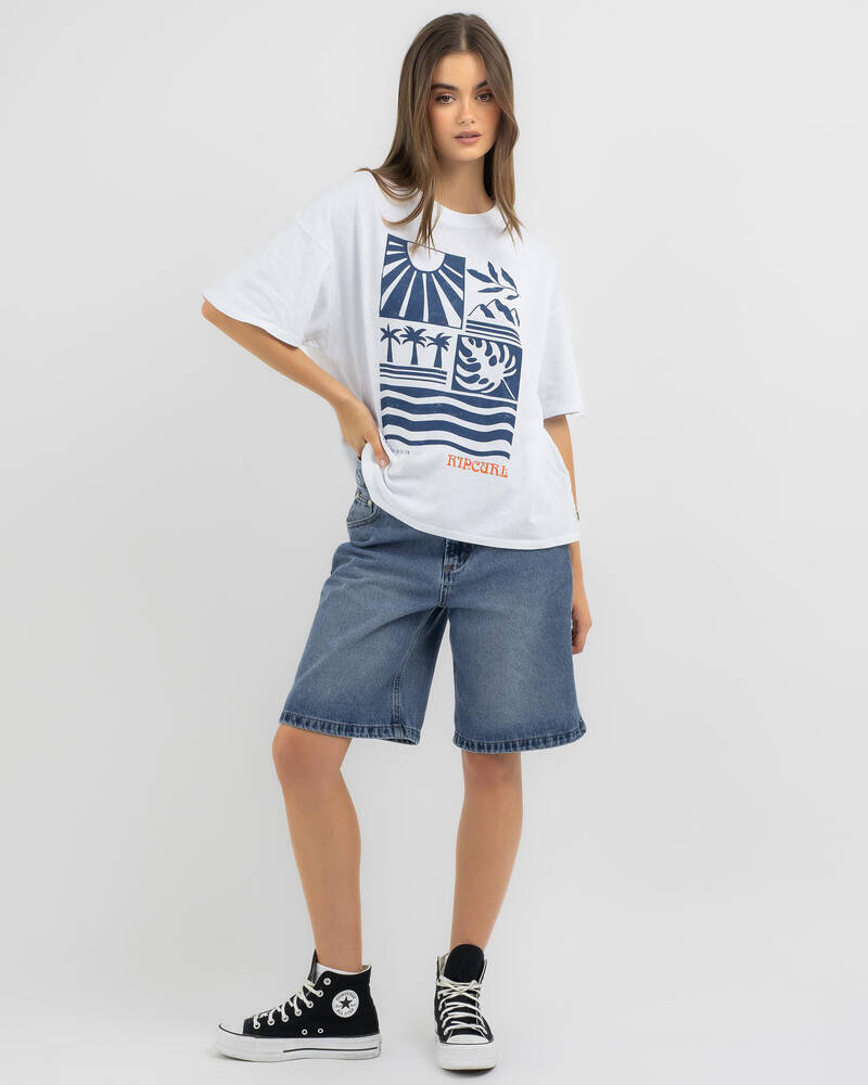Rip Curl Santorini Sun Heritage T-Shirt for Womens