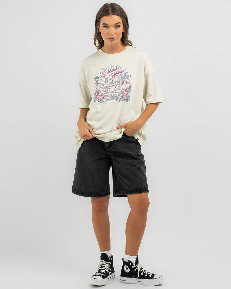 The Mad Hueys Drop It Low For Limbo Short Sleeved T-Shirt for Womens