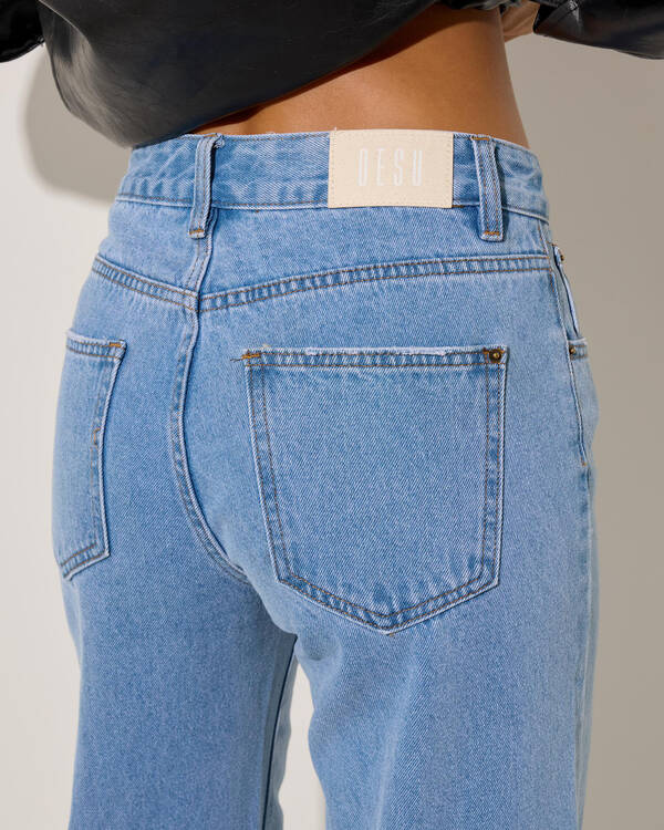 DESU Alice Straight Leg Jeans for Womens