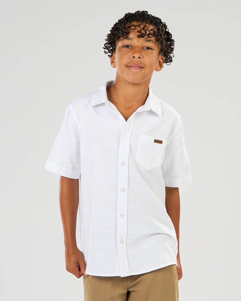 Skylark Boys' Integral Short Sleeve Shirt for Mens