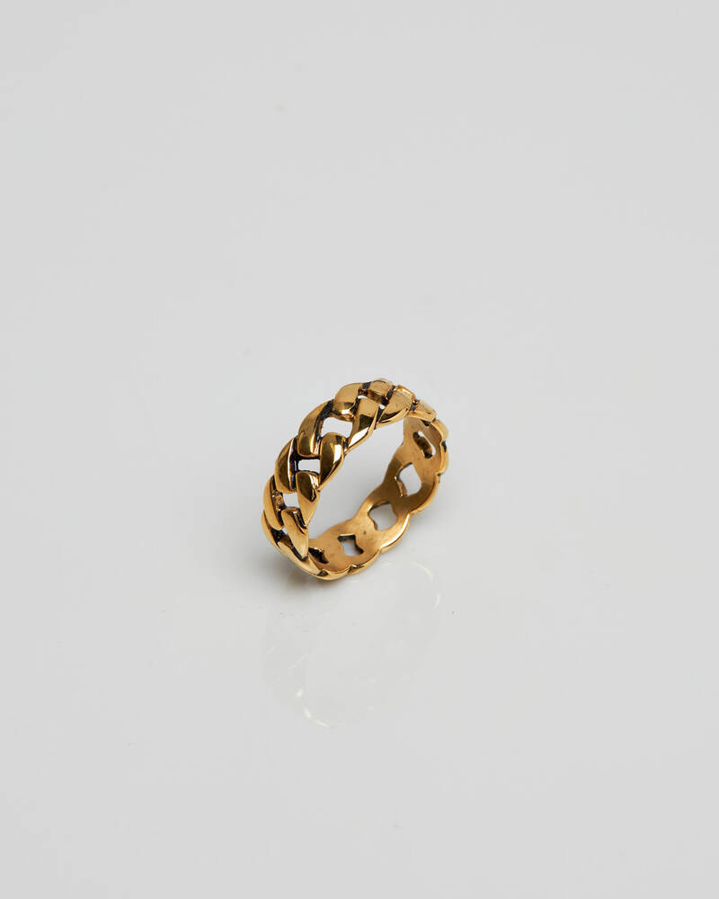 Statement Collective Cuban Link Ring for Mens