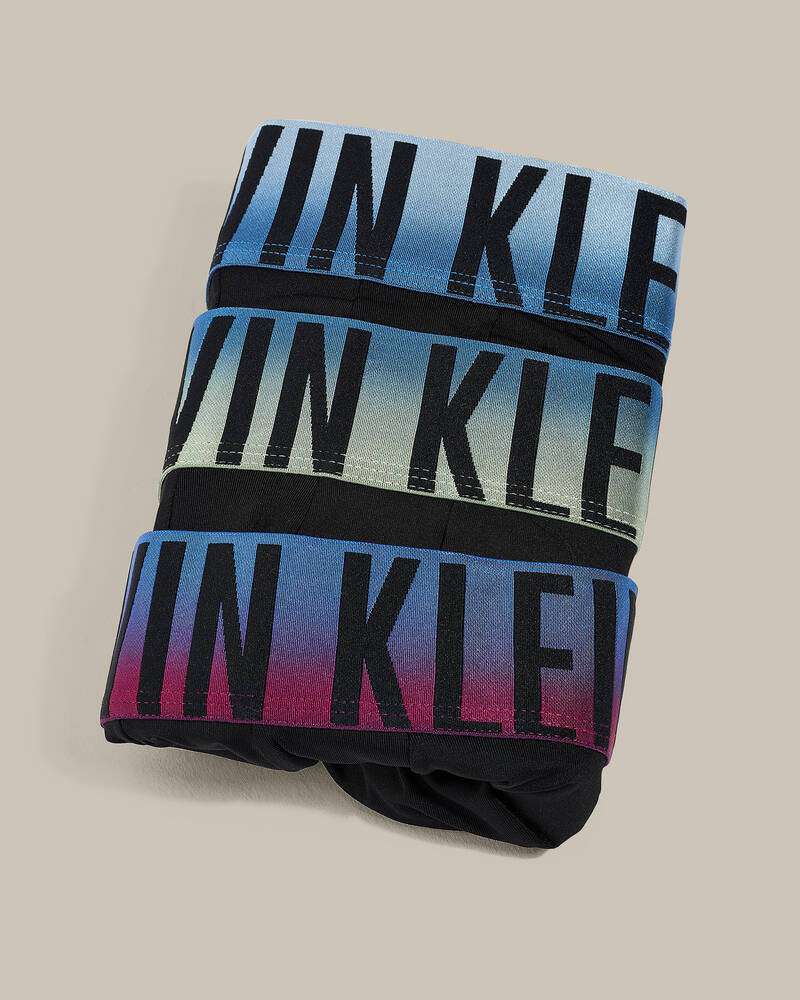 Calvin Klein Intense Power Microfiber Stretch Low Rise Trunk 3 Pack for Mens