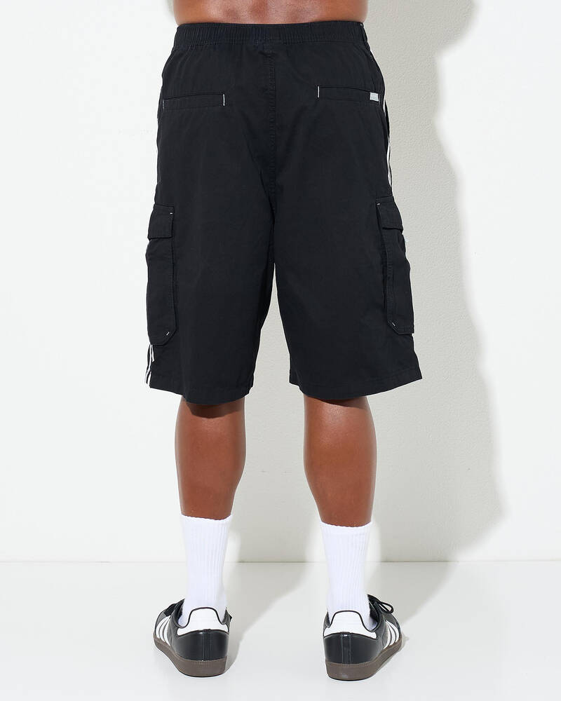 Rusty 8-Ball Elastic Cargo Shorts for Mens
