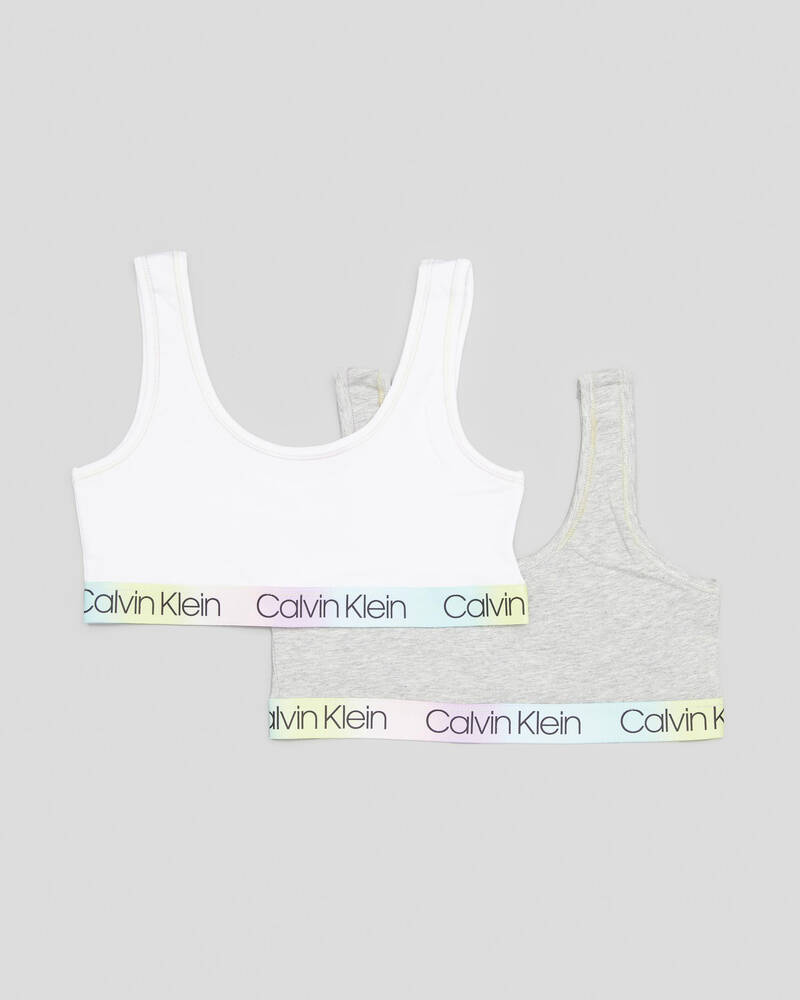 Calvin Klein Girls' Modern Cotton Bralette Pack for Womens