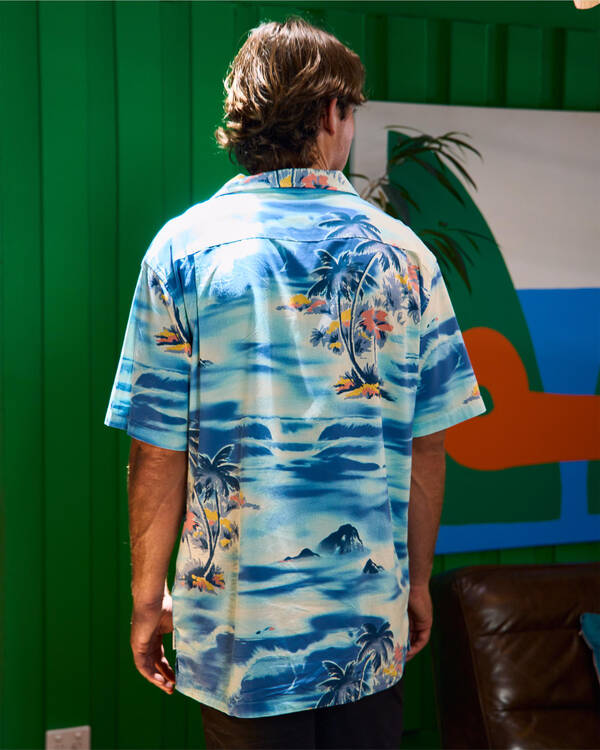 Quiksilver Beach Club Casual Short Sleeve Shirt for Mens