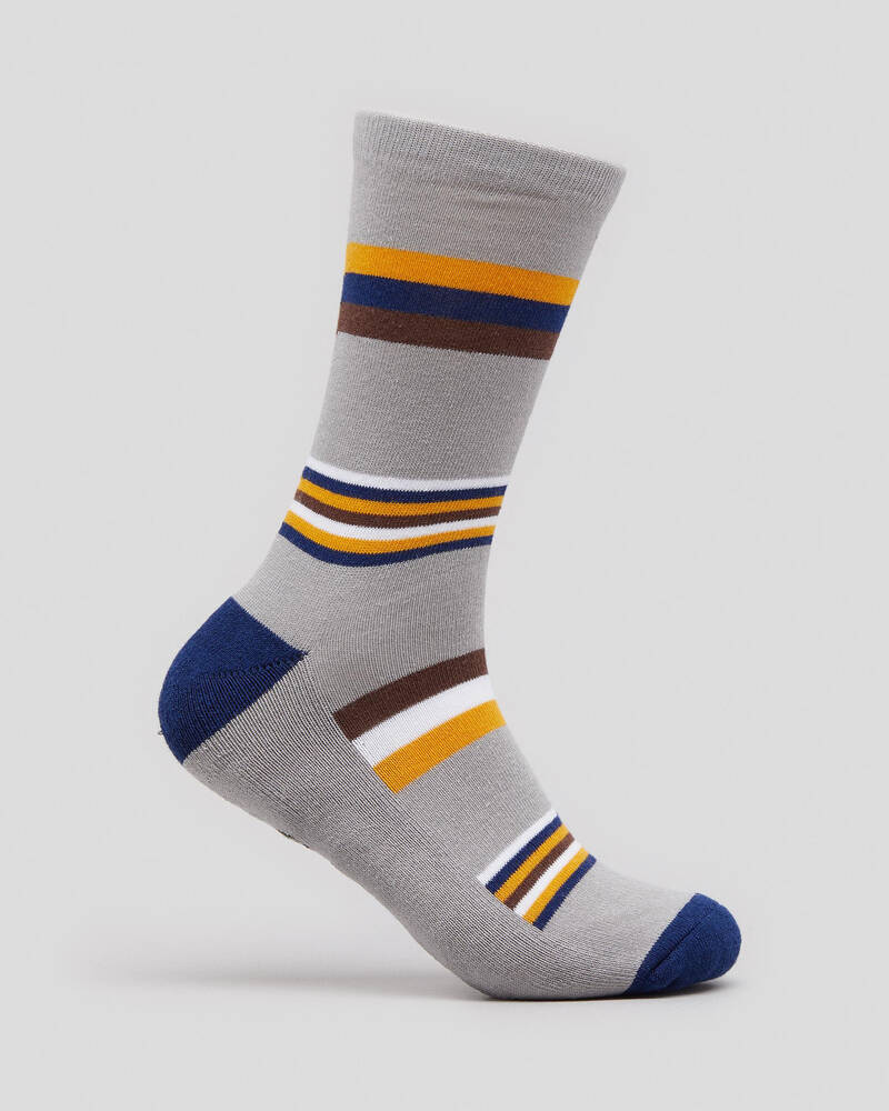 Lucid College Stripe Socks for Mens