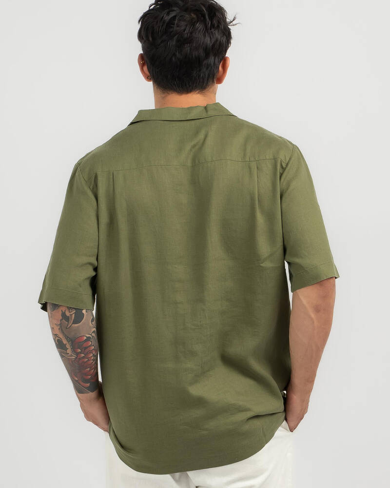 Afends Daily Hemp Short Sleeve Shirt for Mens