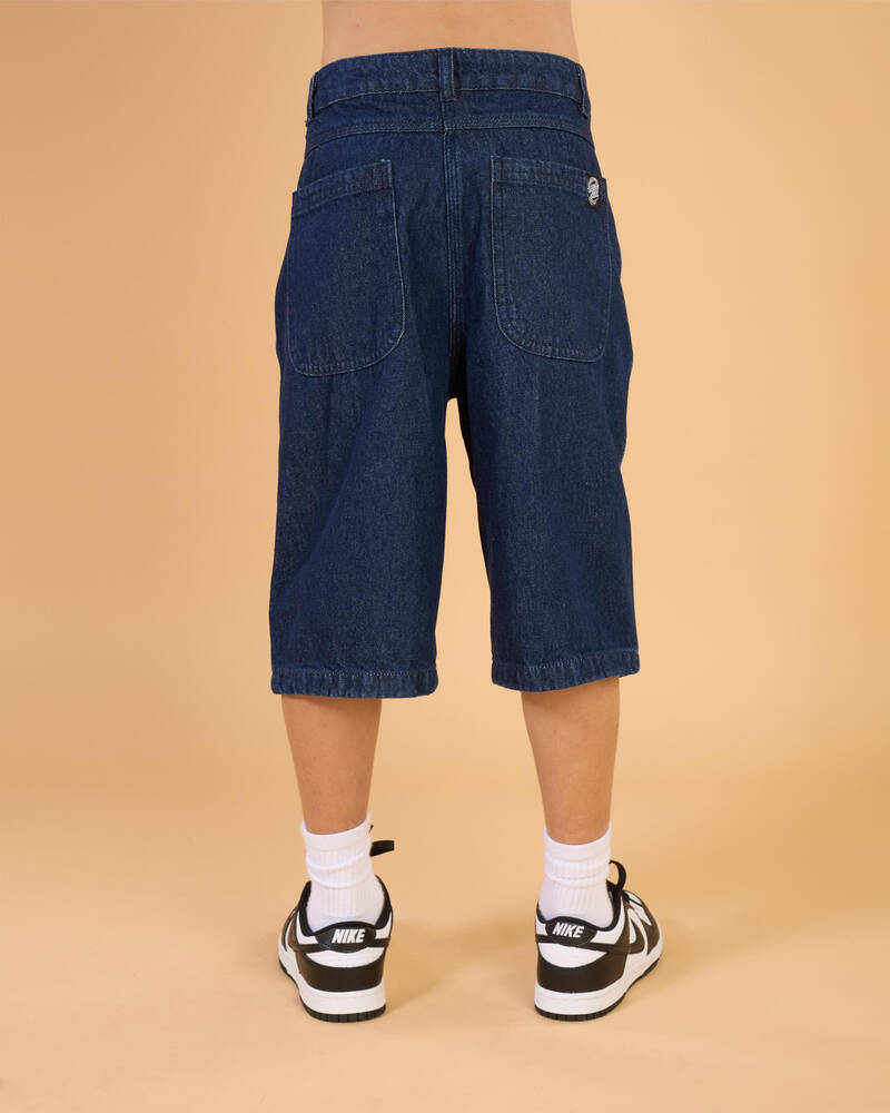 Santa Cruz Boys' Eyegore Denim Shorts for Mens