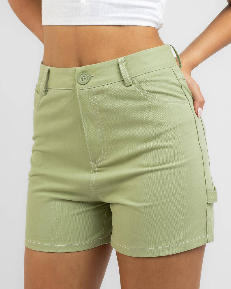Mint Vanilla Bailee Shorts for Womens