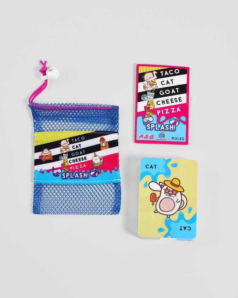 Get It Now Taco Cat Goat Cheese Pizza Splash Card Game for Unisex