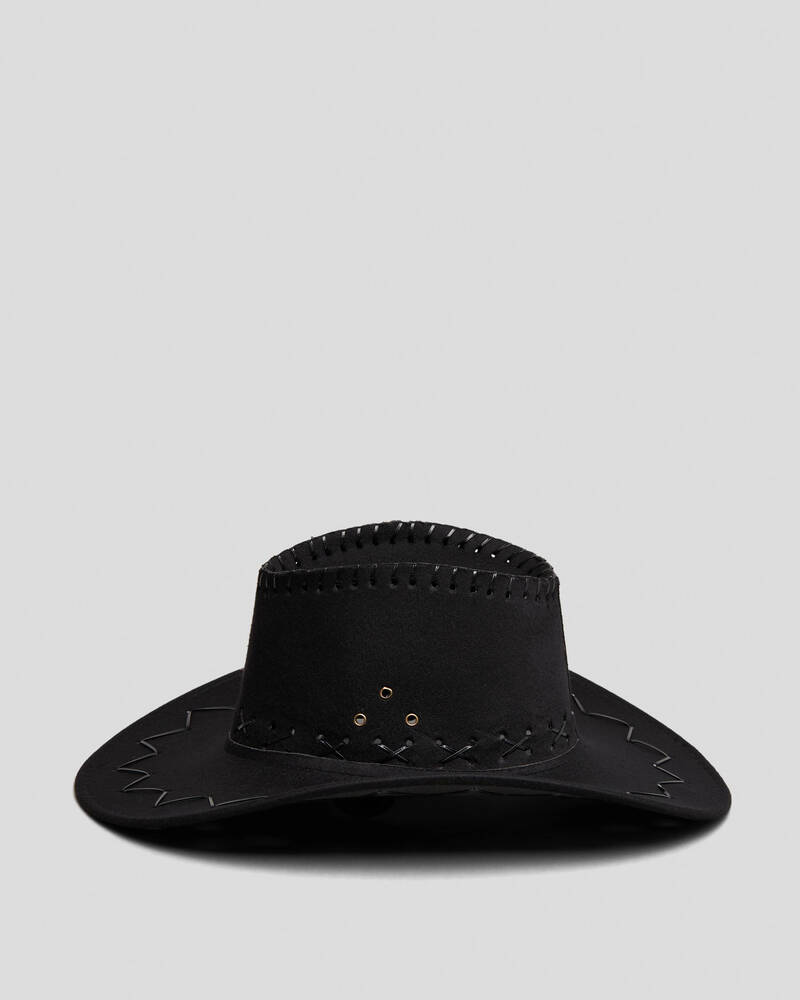 Ava And Ever Suede Look Cowgirl Hat for Womens