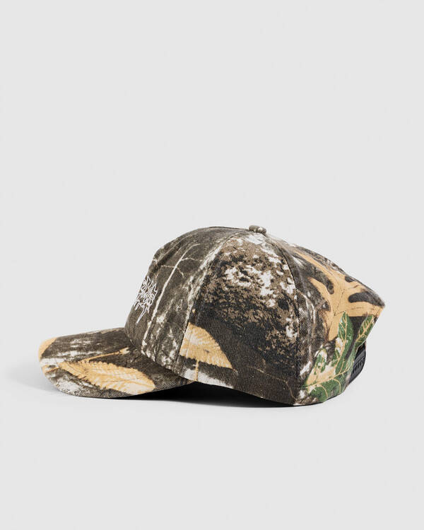 Thrills Cut and Shattered 5 Panel Realtree Cap for Unisex