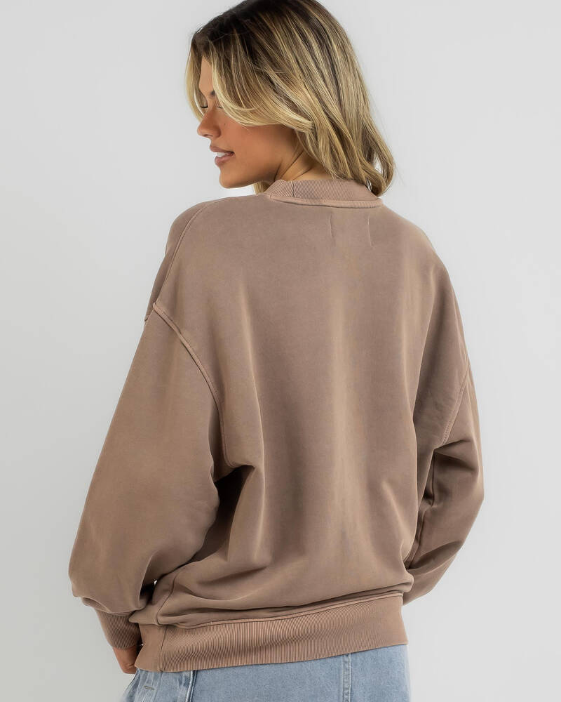 Calvin Klein Stripe Monologo Sweatshirt for Womens