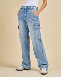 DESU Elkie Cargo Jeans for Womens image number null