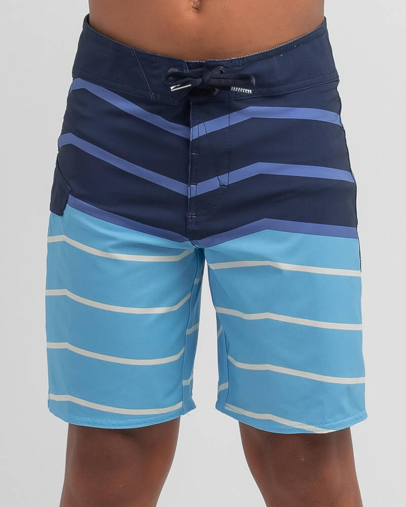 Volcom Boys' Mod Swipe Stripe Board Shorts for Mens