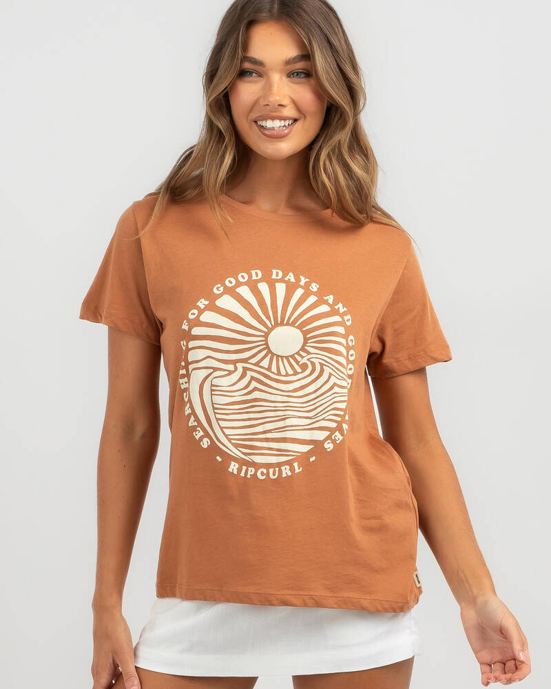 Rip Curl Good Waves Standard T-Shirt for Womens