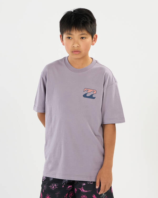 Billabong Boys' Crayon Wave T-Shirt for Mens