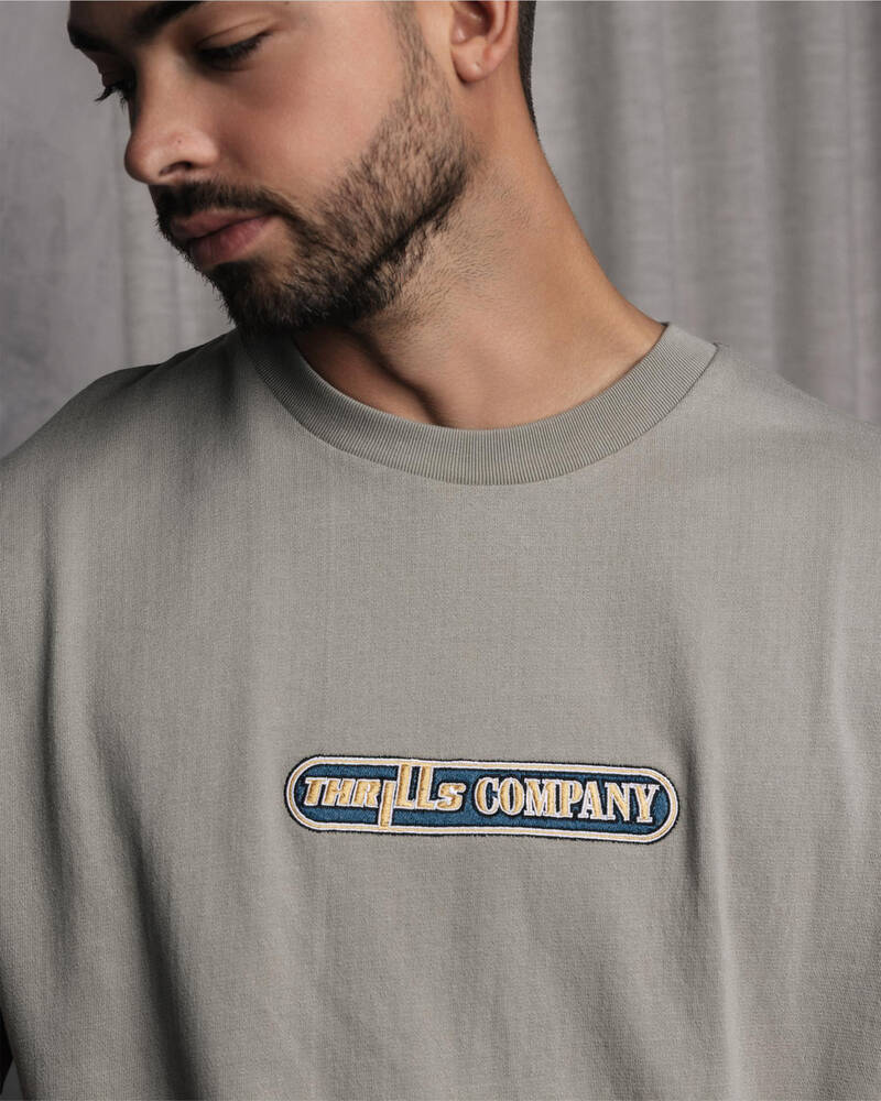 Thrills Paradise Falling Embro Merch Fit T-Shirt for Mens