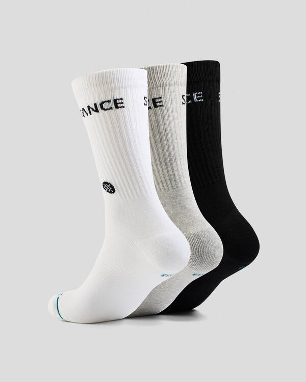 Stance Origin Crew Socks 3 Pack for Mens