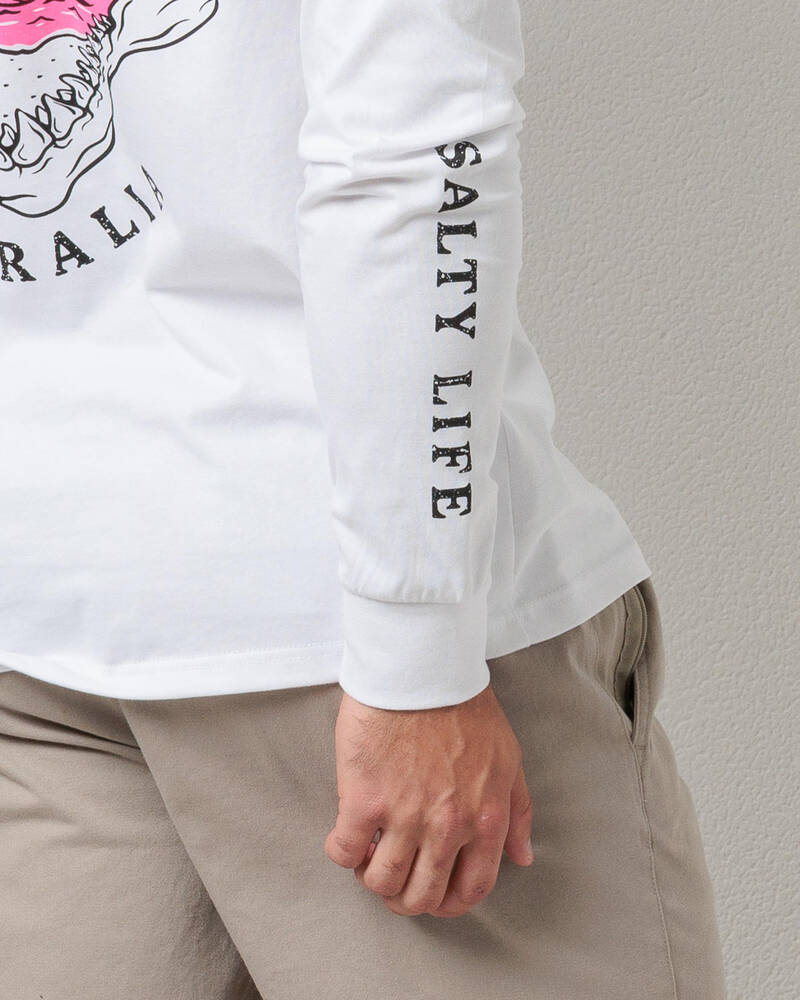 Salty Life High Tide Long Sleeve T-Shirt for Mens