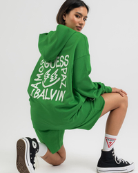 GUESS Originals J Balvin Paz Hoodie for Womens image number null