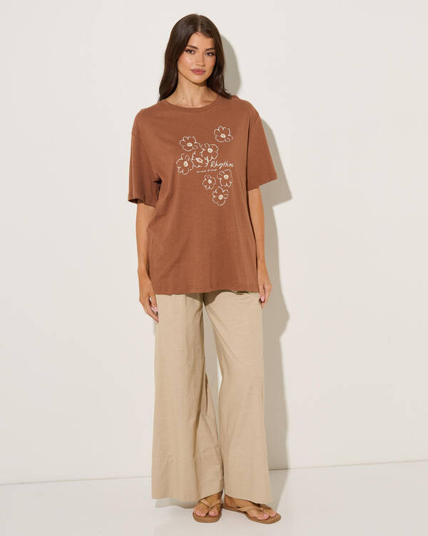Rhythm Lulu Floral Oversized T-Shirt for Womens