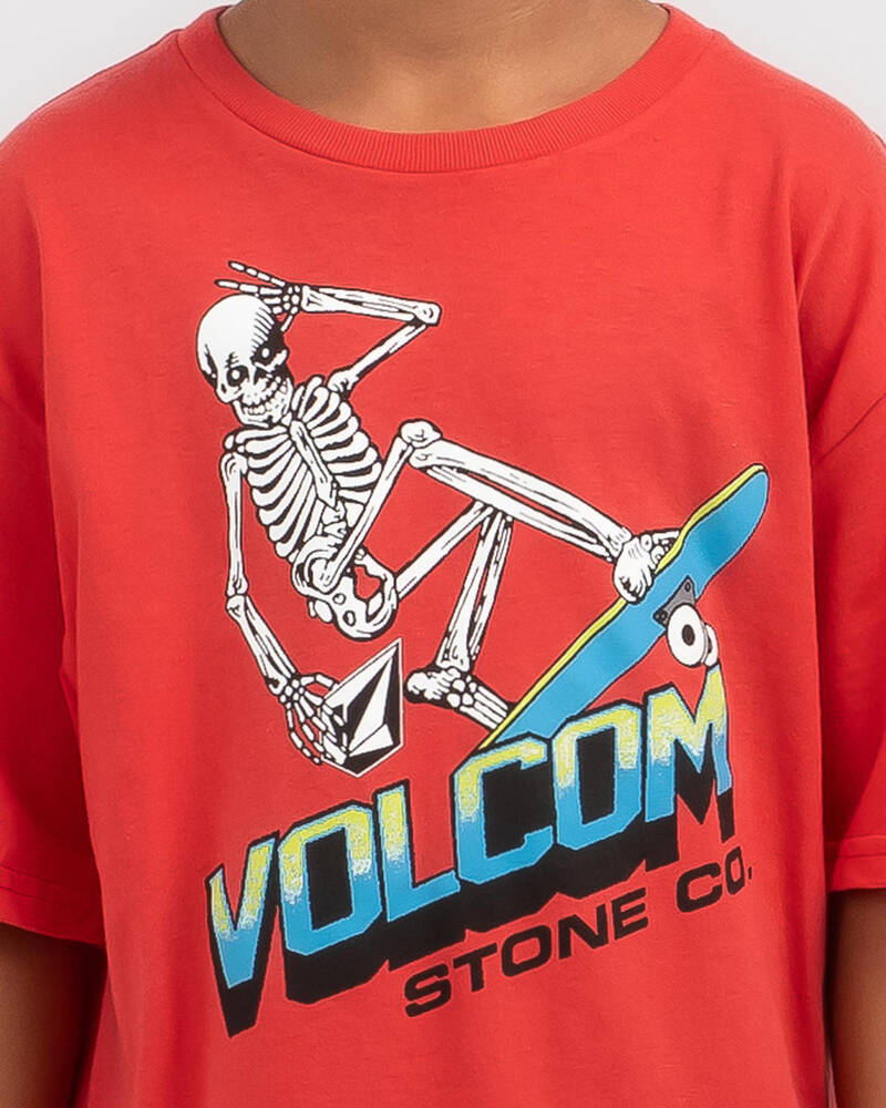 Volcom Boys' Boneslide T-Shirt for Mens
