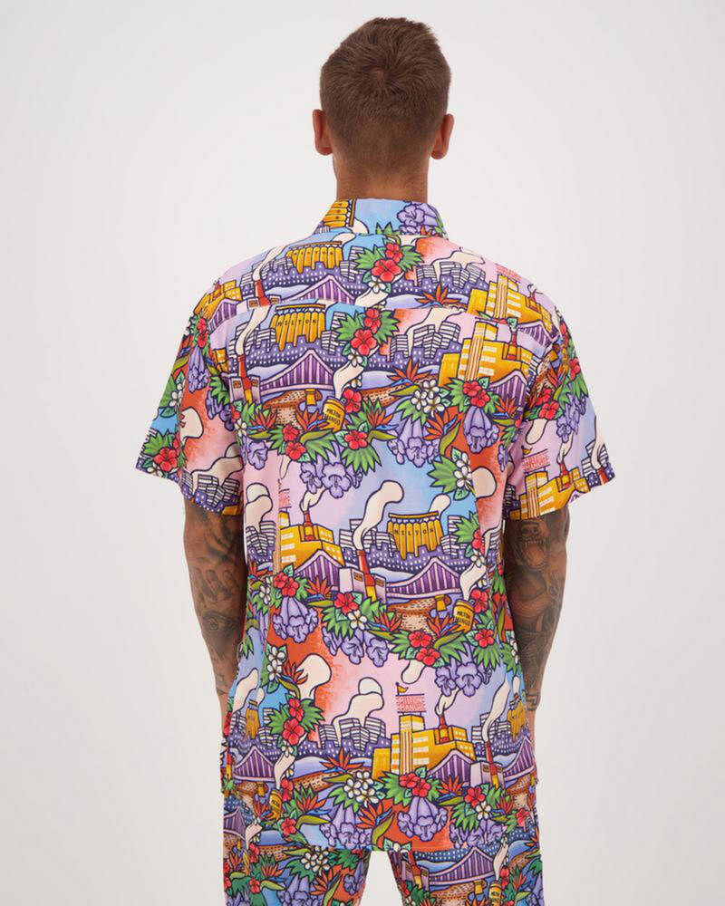 Milton Mango Euphoric Short Sleeve Shirt for Mens