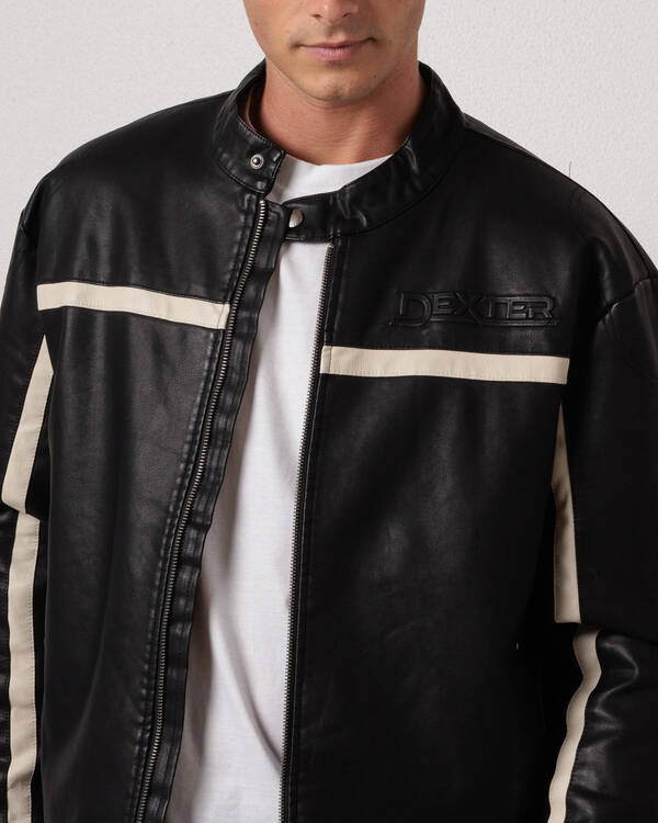 Dexter Tour Faux Leather Jacket for Mens