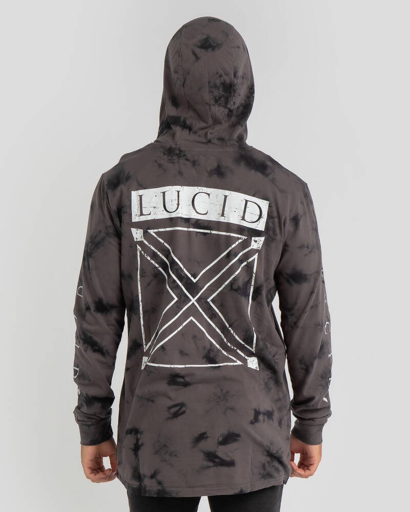 Lucid Quadrivium Long Sleeve Hooded T-Shirt for Mens