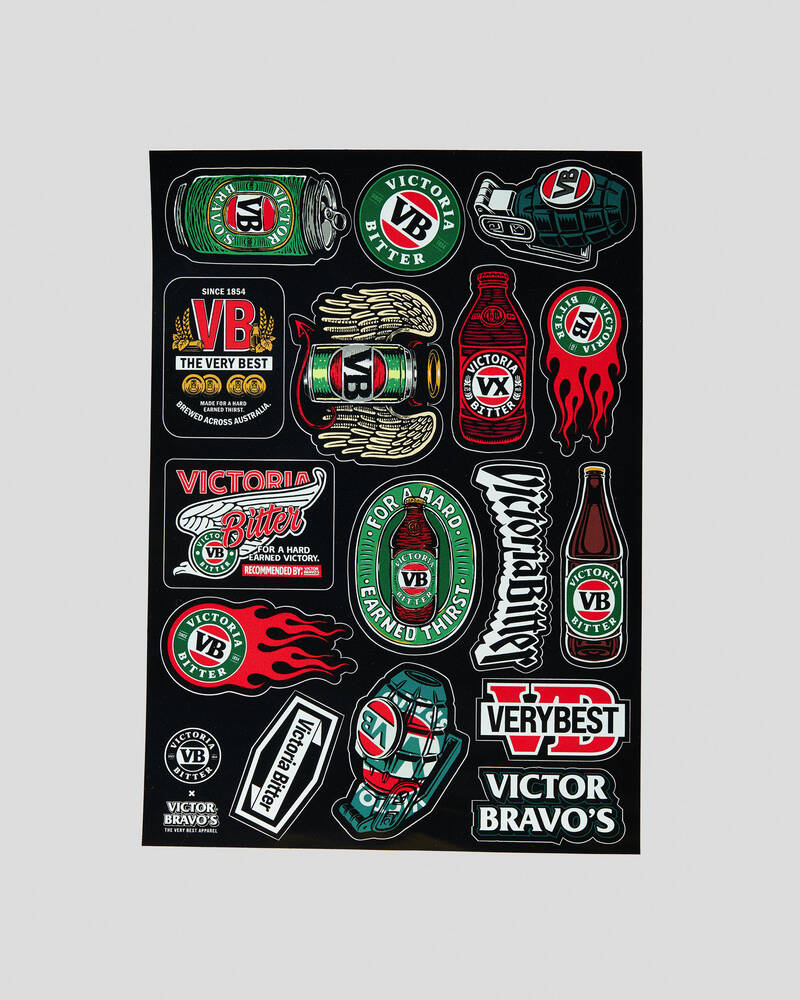 Victor Bravo's VB Sticker Sheet for Mens