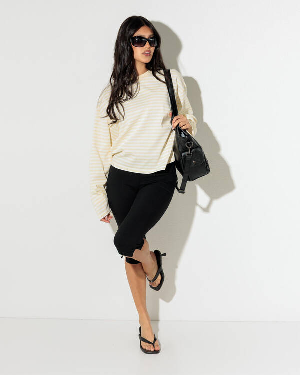 Mooloola Janet Striped Long Sleeve Top for Womens