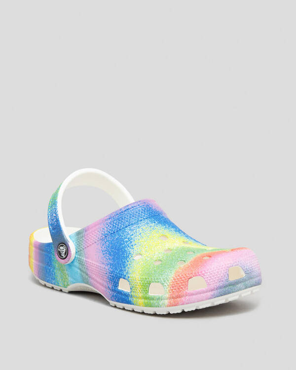 Crocs Classic Spray Dye Clogs for Unisex