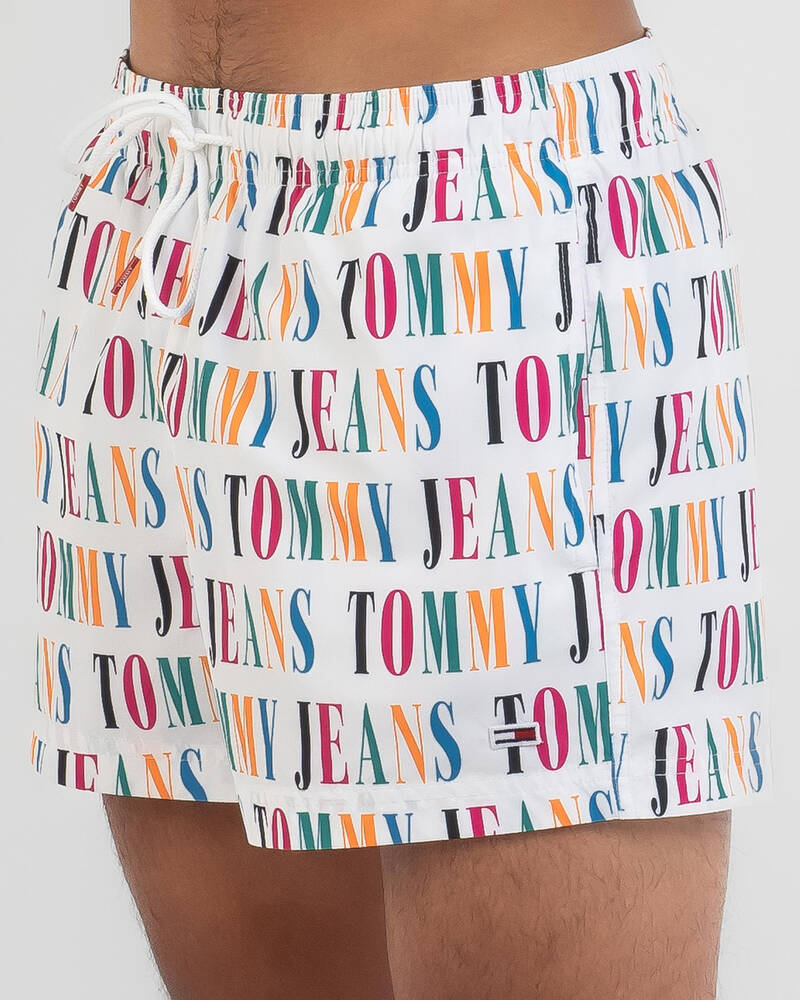 Tommy Hilfiger Solid Print Drawstring Shorts for Mens