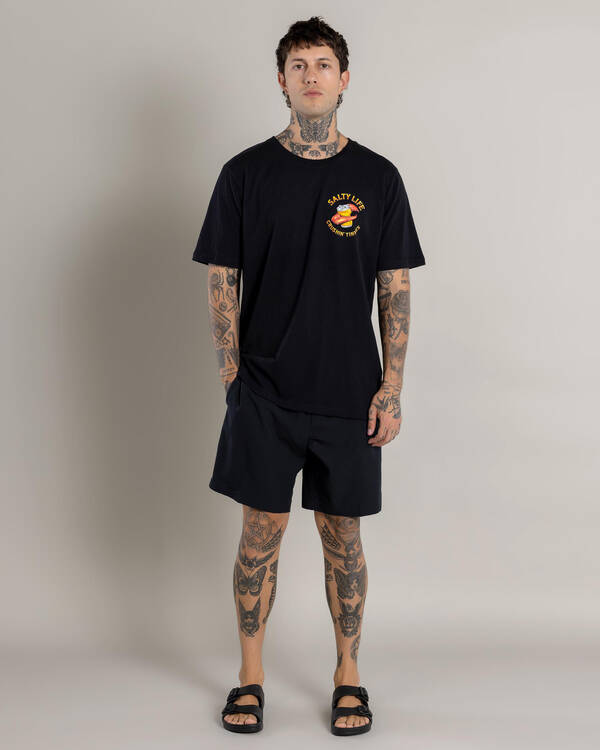 Salty Life Beer Crush T-Shirt for Mens