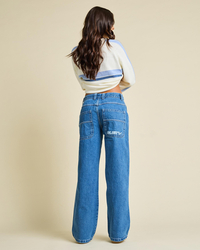 Rusty Flip Mommy Low Jeans for Womens image number null