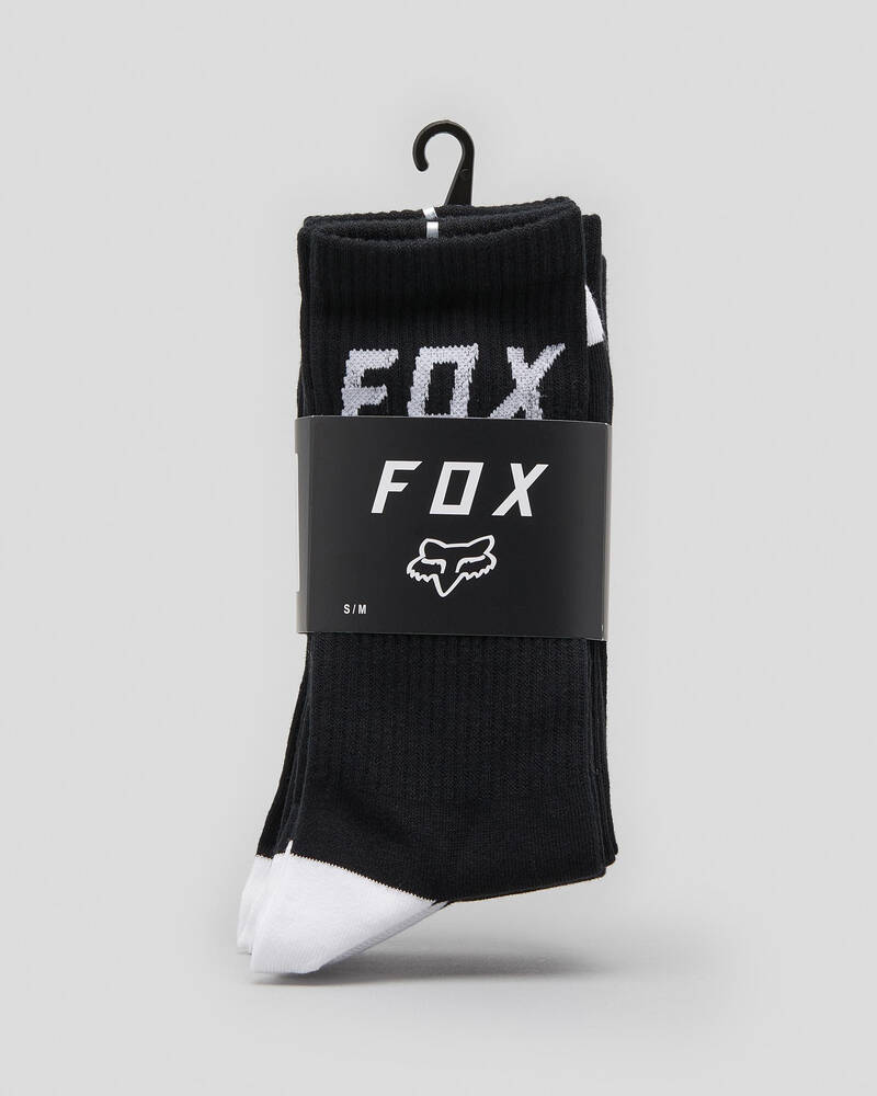 Fox Legacy Moth Crew Socks 5 Pack for Mens
