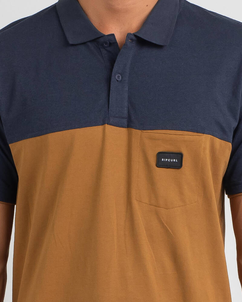 Rip Curl Divisions Panel Polo Shirt for Mens