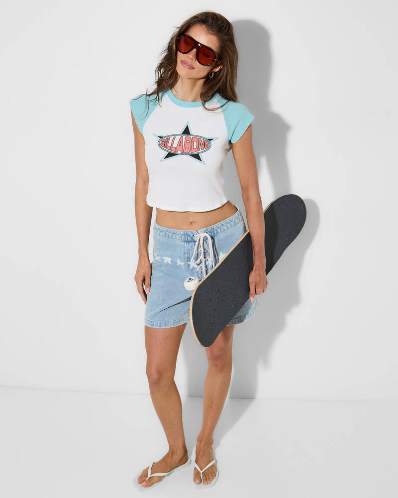 Billabong Joyride Raglan Tee for Womens