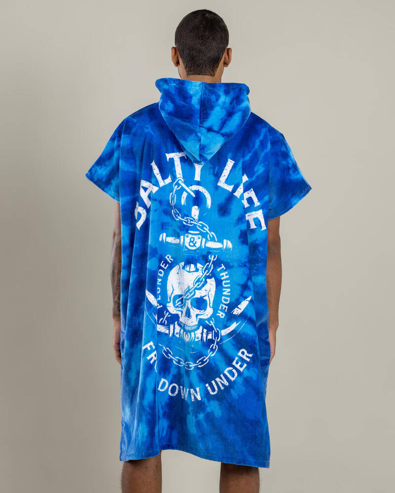 Salty Life Plunder & Thunder Hooded Towel for Mens