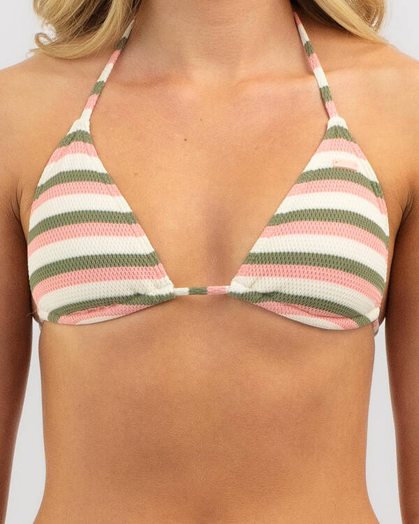 Roxy Sadia Tiki Triangle Bikini Top for Womens