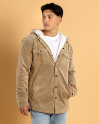 Skylark Braider Long Sleeve Cord Shirt for Mens image number null