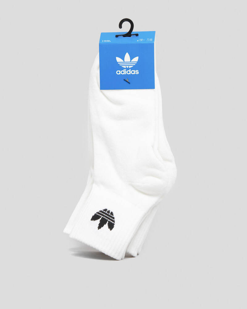 adidas Boys' Mid Ankle Socks 3 Pack for Mens