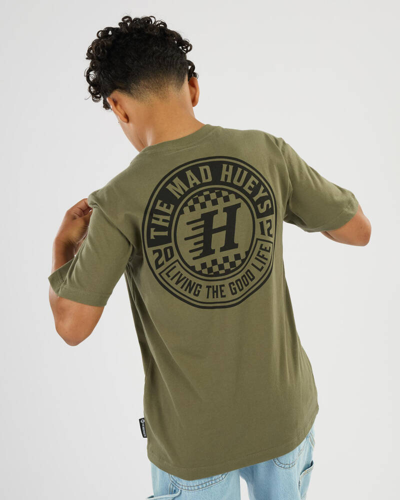 The Mad Hueys Boys' Checker Hueys T-Shirt for Mens