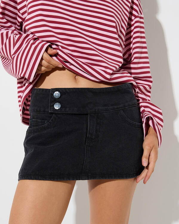 Halo Denim Skort