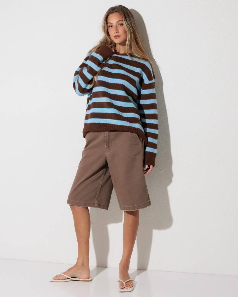 Paper Heart Sally Striped Knit for Womens