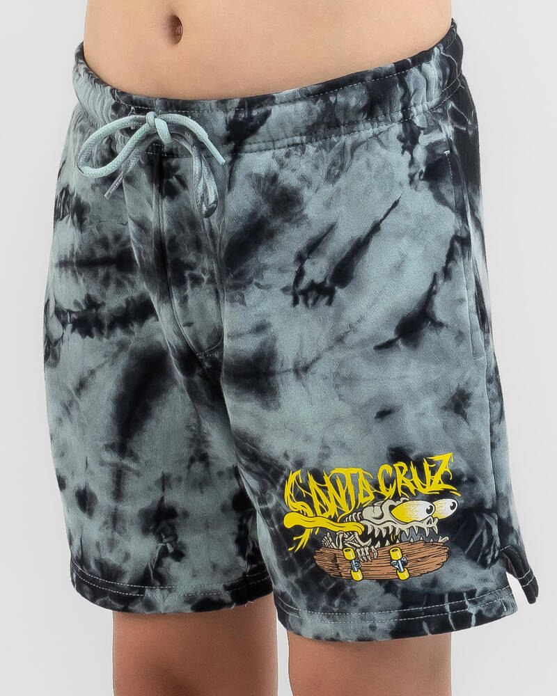 Santa Cruz Boys' Bone Slasher Walk Shorts for Mens